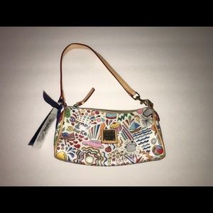 Abstract Dooney & Bourke Mini Barrel Bag
